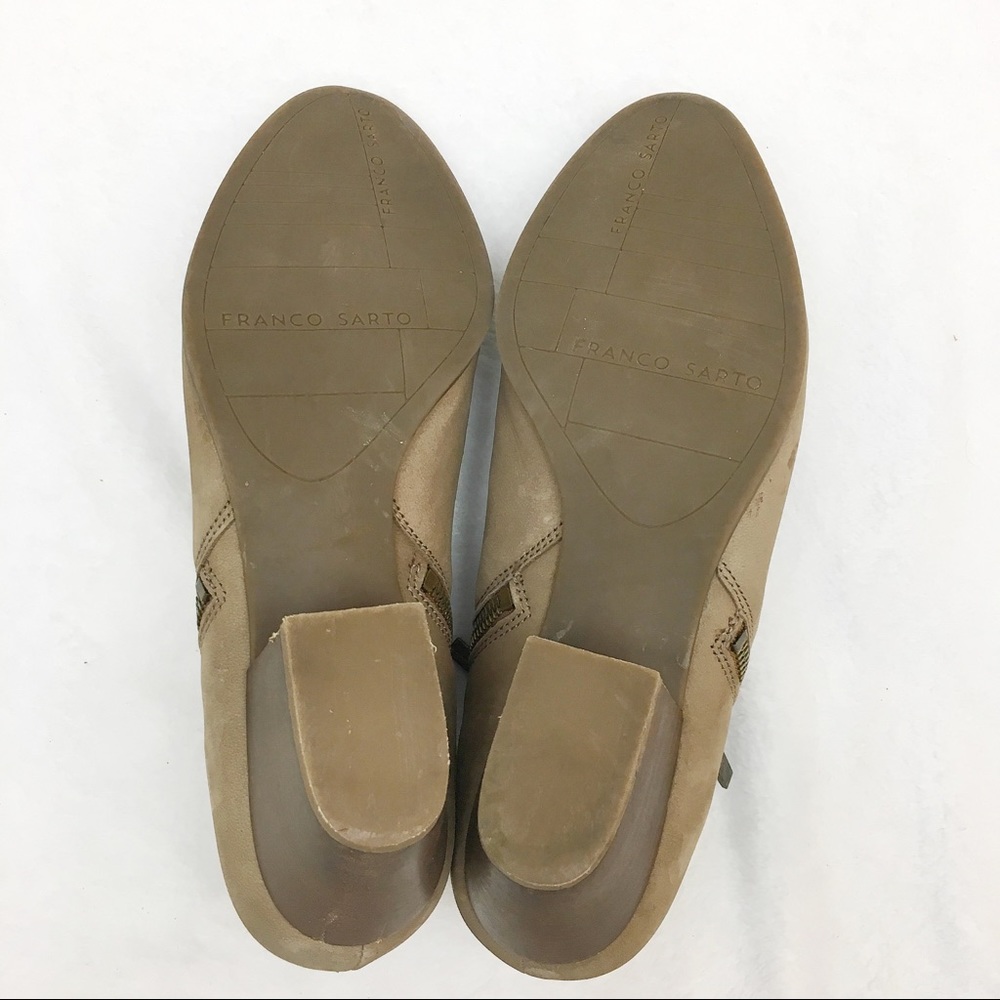 Franco Sarto Tan Ankle Booties - Picture 4 of 11